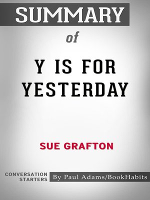 cover image of Summary of Y is for Yesterday